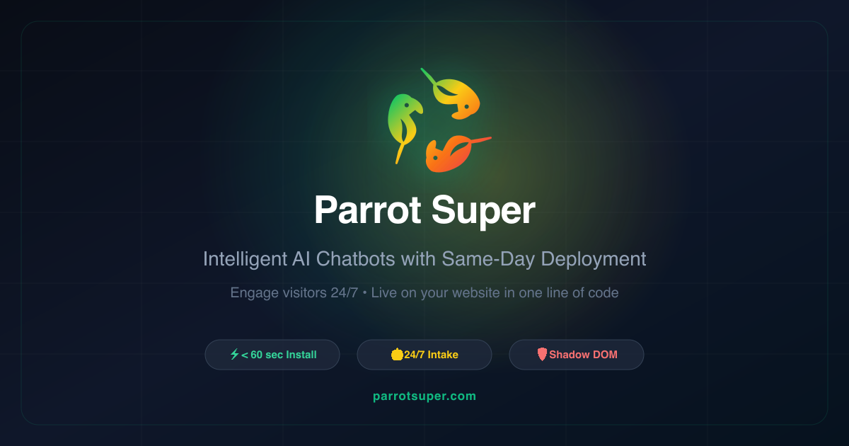 I built a 1-line Shadow DOM chatbot for your website (footer script)